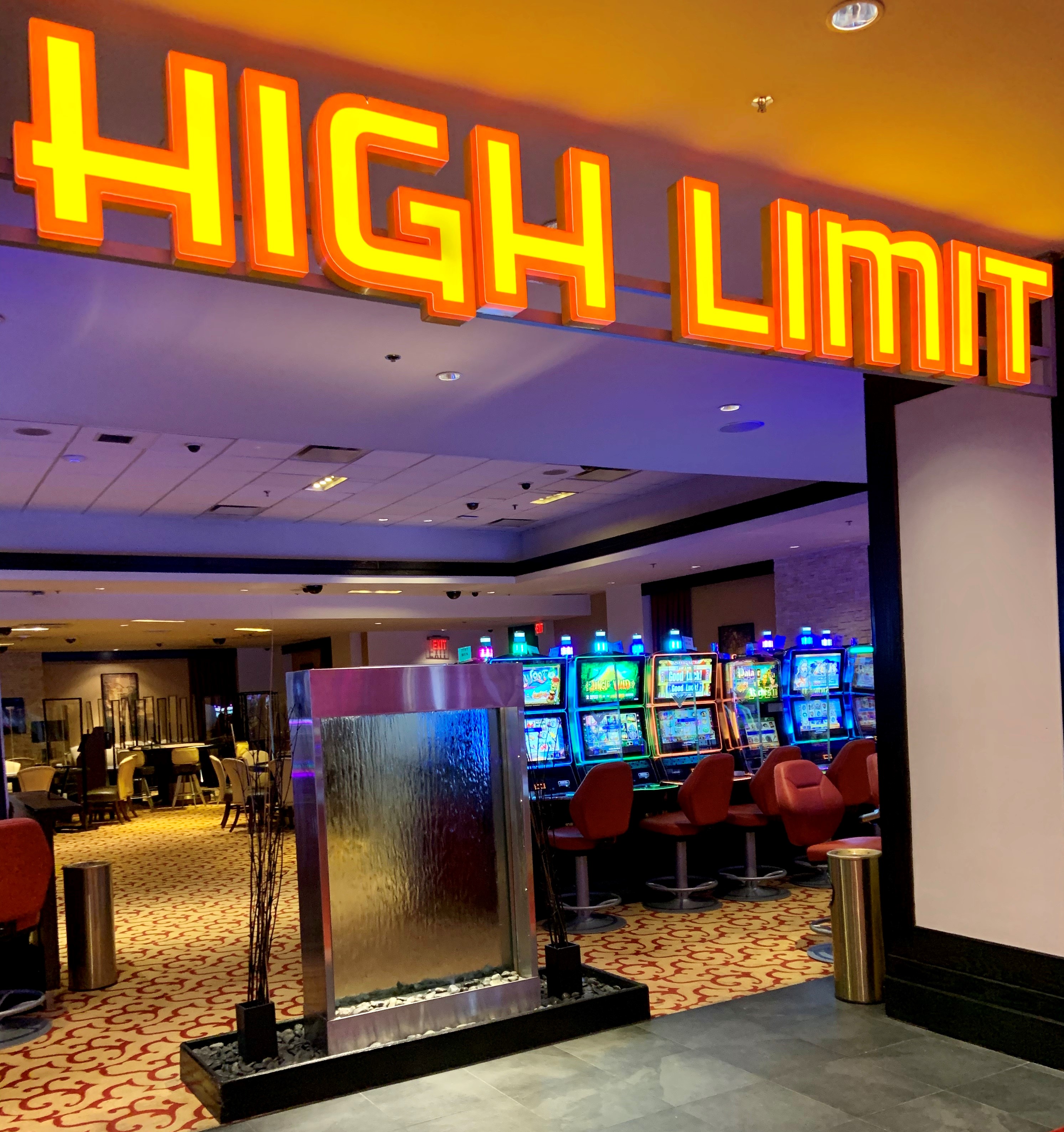 High Limit Tables & Slot Machines 
